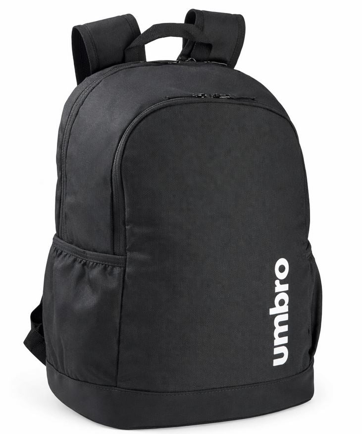 UMBRO Backpack Wordmark One Size 2 compartment 2 side pockets light black