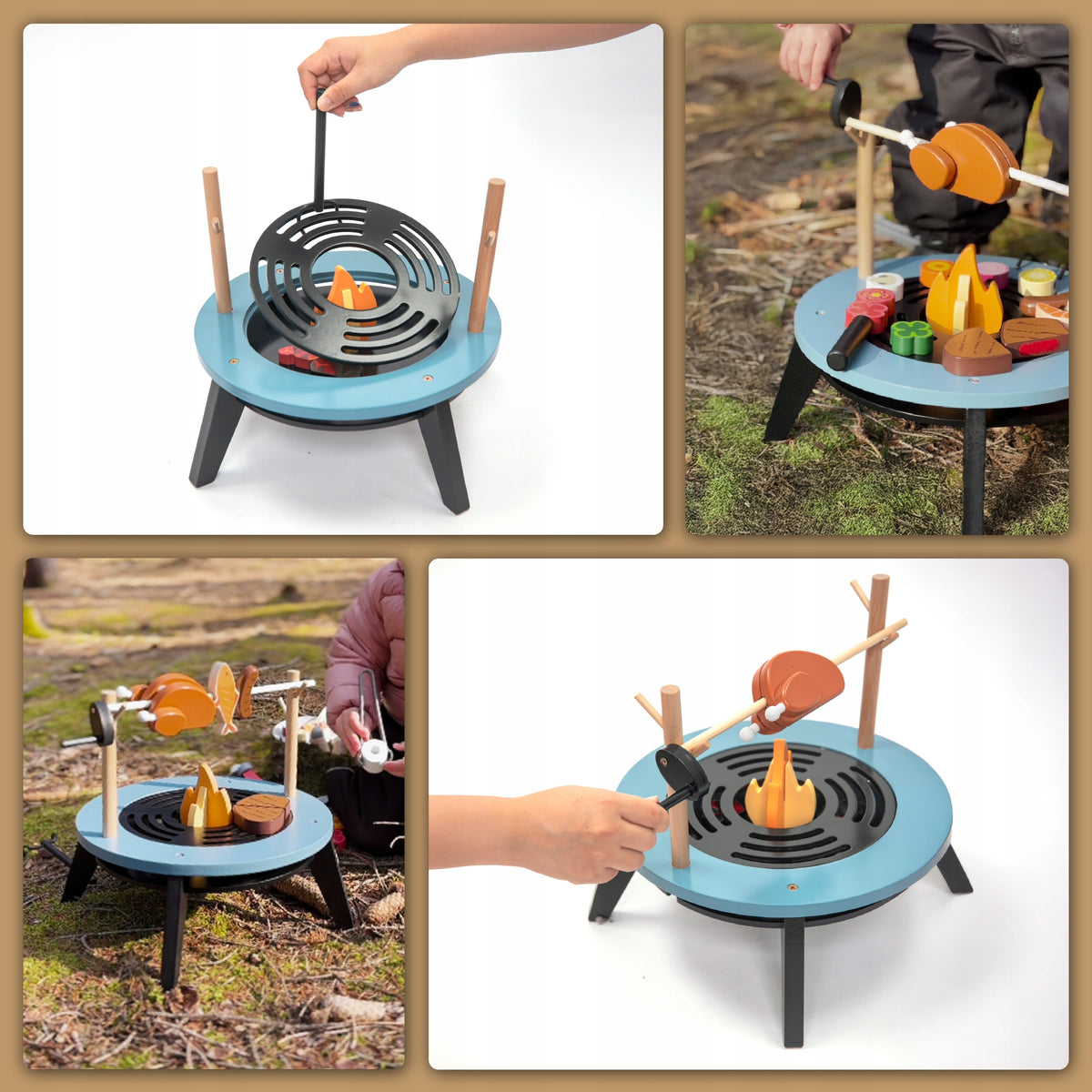 UMU Wooden Grill set for children 45 pcs. EAN (GTIN) 8594205581287