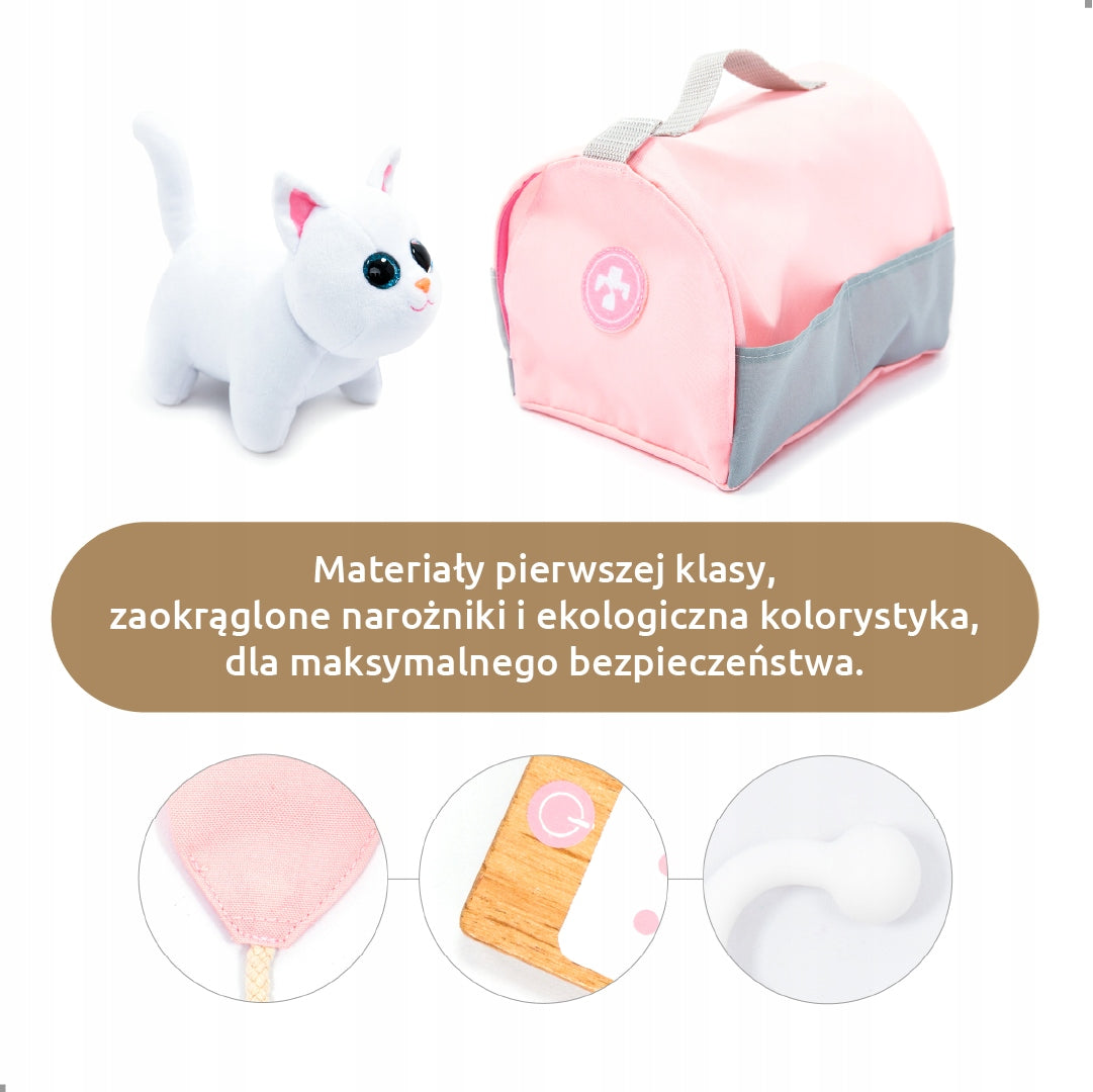 UMU Wooden Veterinary set for children 37 pieces Brand UMU