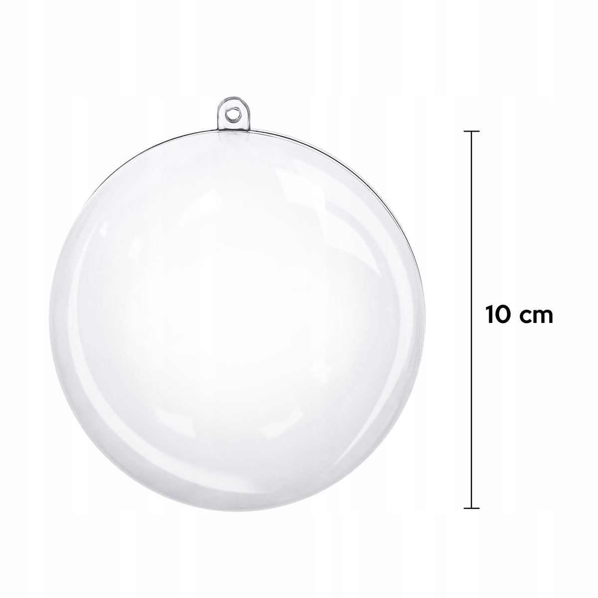 UNBREAKABLE CHRISTMAS TREE BAUBLES 10 cm CHRISTMAS ORNAMENTS PLASTIC DIY BAUBLE Packaging status original