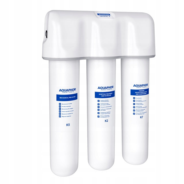 UNDER-SINK FILTER AQUAPHOR CRYSTAL A WITH SPOUT FOR FILTERED WATER Model Kryształ A