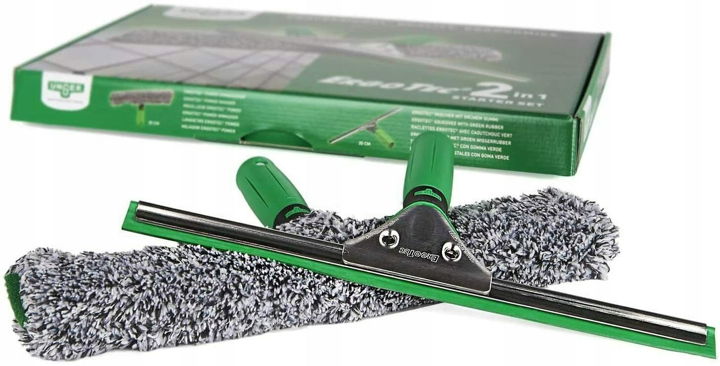 UNGER Professional window cleaning kit ErgoTec Powe 2in1 35cm - AK011A