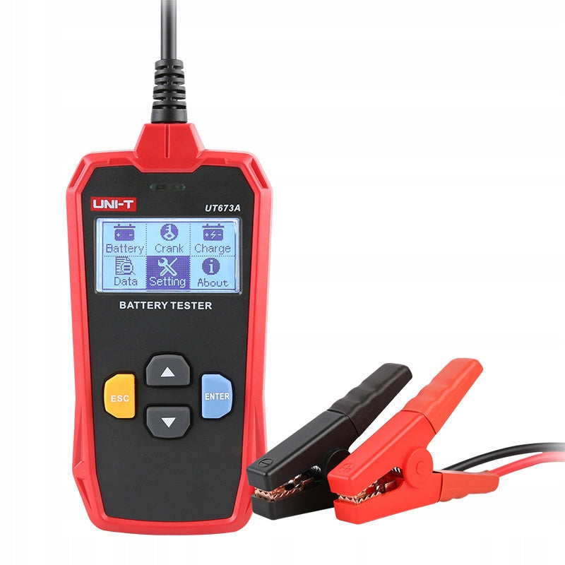 UNI-T UT673A Car Battery Tester Digital Diagnostic 250Ah