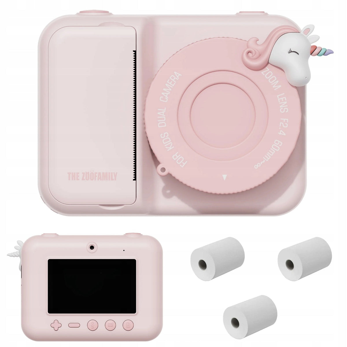 UNICORN Digital Camera with Zoo The Zoofamily Printer