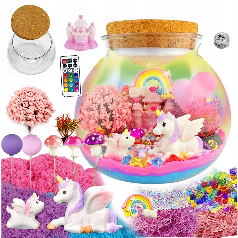 UNICORN SET CREATIVE TERRARIUM NIGHT LIGHT Brand no brand