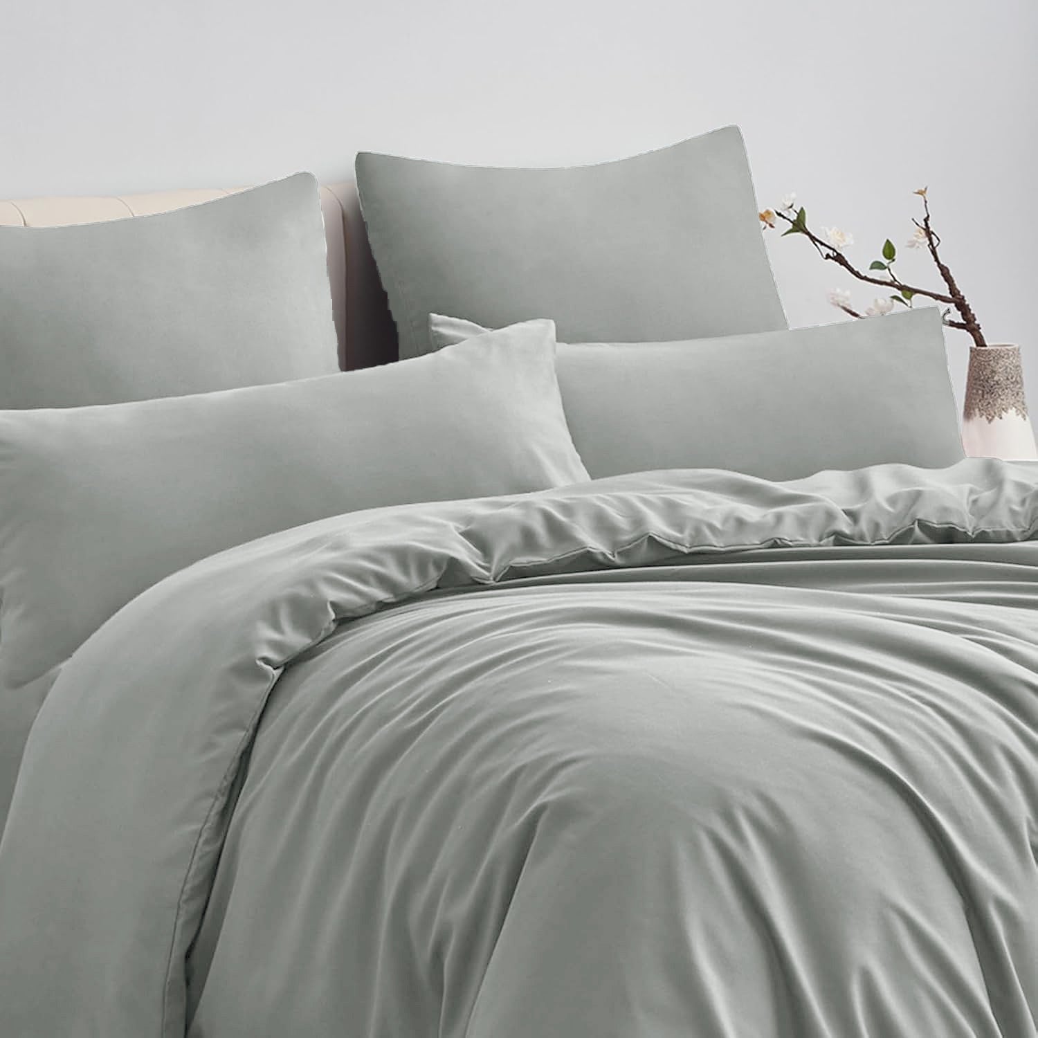 UNIFORM BEDDING SET COMFORT 200X220 THREE-PIECE LIGHT GREY Manufacturer code POS_COM_200X220_LGRA