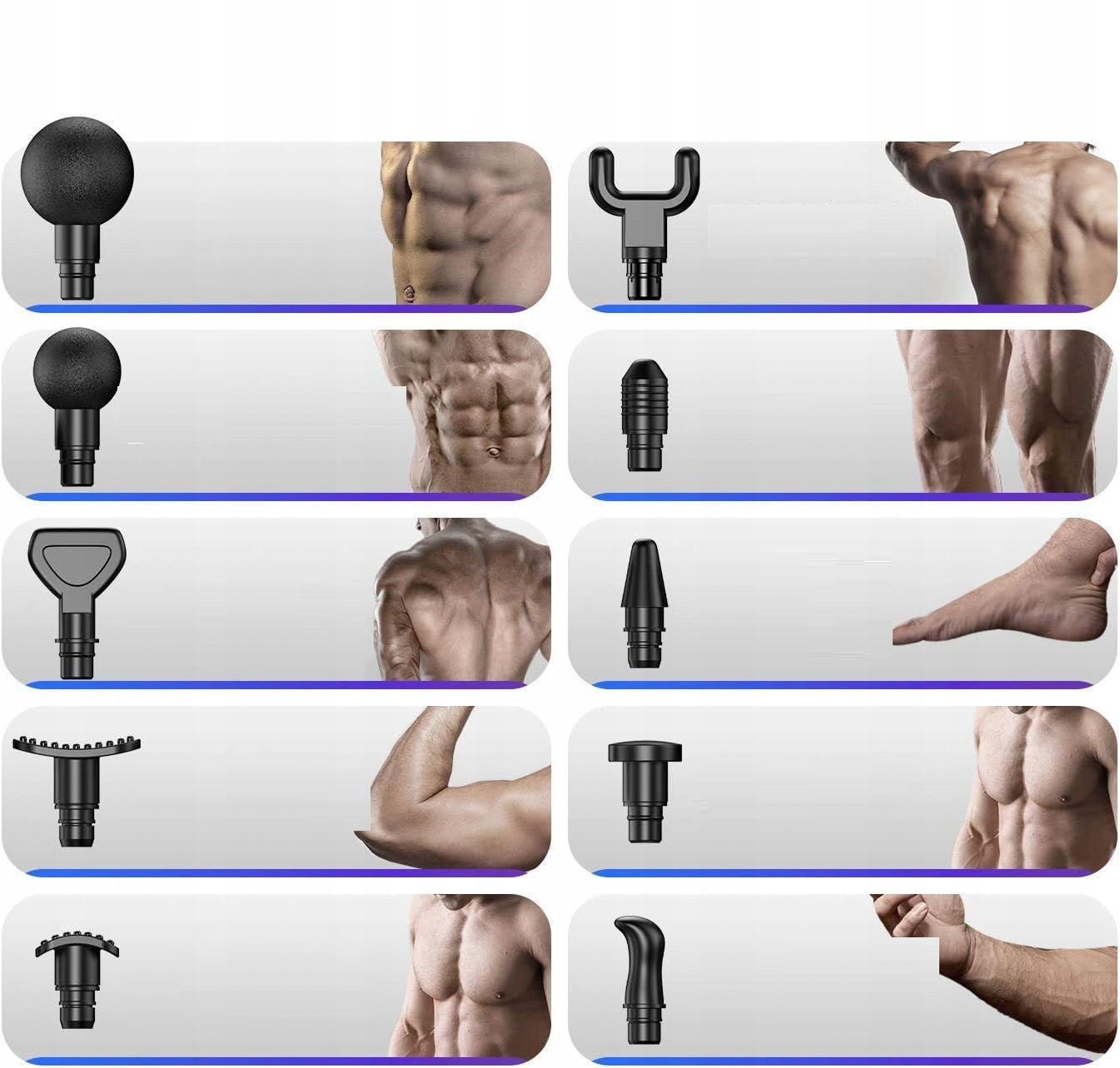 UNIMI MUSCLE MASSAGE GUN FOR ATHLETES, DEEP MUSCLE MASSAGER Packaging status original