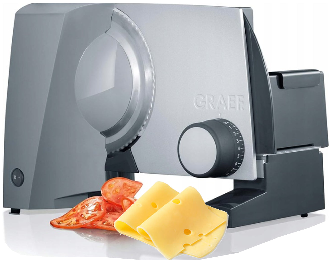 UNIVERSAL COMPACT SLICER GRAEF G50 BLACK 170W WITH PROTECTION