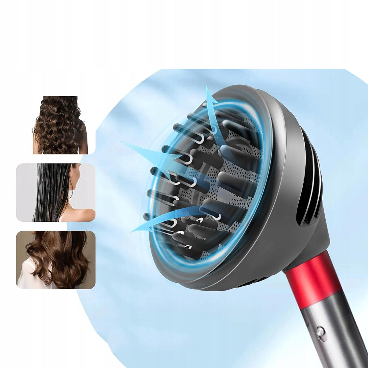 UNIVERSAL DIFFUSER FOR DRYERS DYSON AIRWRAP HS05 HS01 HS08 AKCESORIA. Manufacturer code 4069428023714