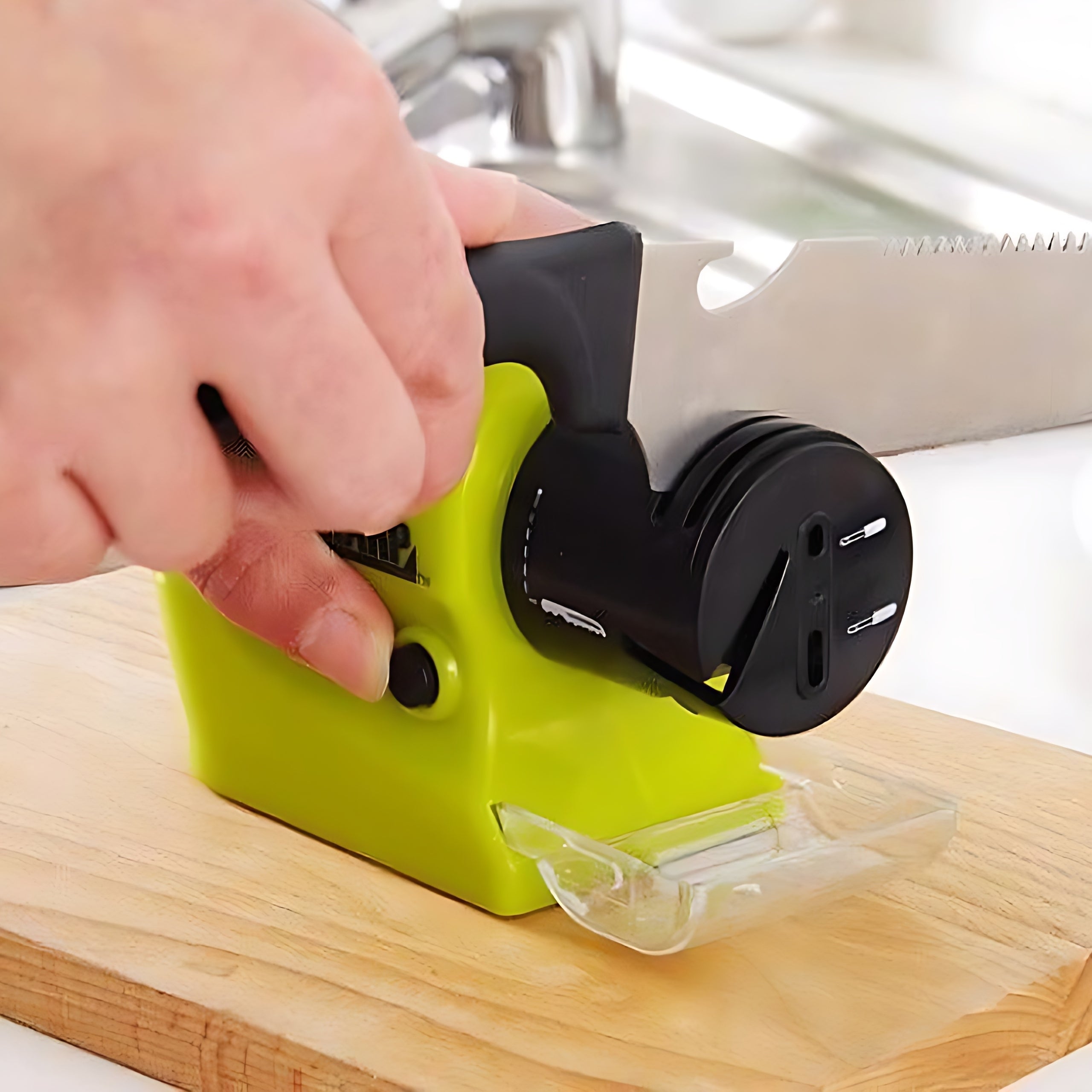UNIVERSAL ELECTRIC BATTERY OPERATED SCISSOR KNIFE SHARPENER Manufacturer code allegroxim1