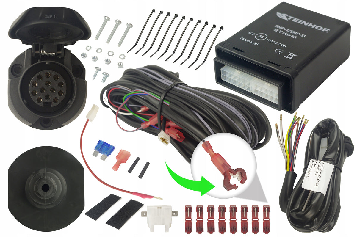 UNIVERSAL HOOK ELECTRICAL HARNESS + CONTROLLER MODULE 13-PIN STEINHOF