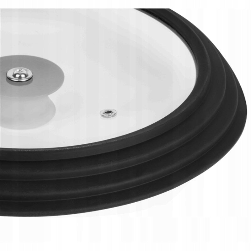 UNIVERSAL LID WITH SILICONE RIM FOR POT PANS 3IN1 24/26/28CM Packaging status original