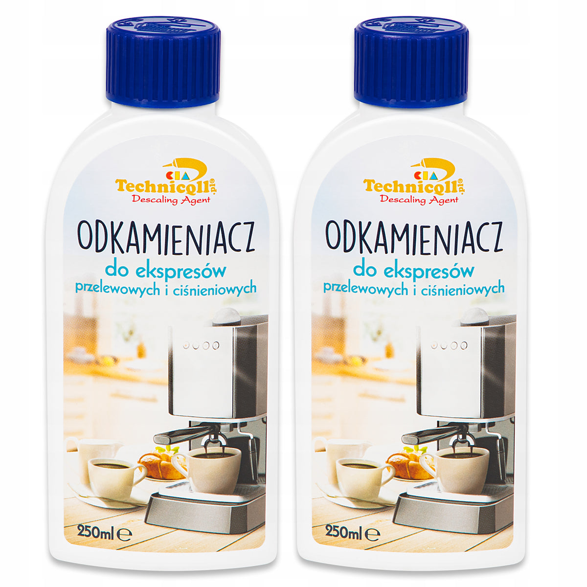 UNIVERSAL LIQUID DESCALER FOR COFFEE MAKER 500ML 2x250ml 0,5L