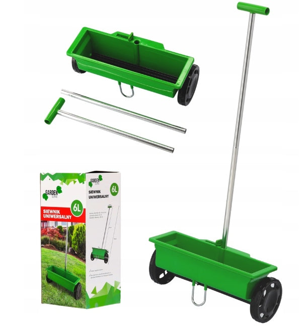 UNIVERSAL MANUAL SPREADER FOR SALT SAND GRASS FERTILIZERS 6 L