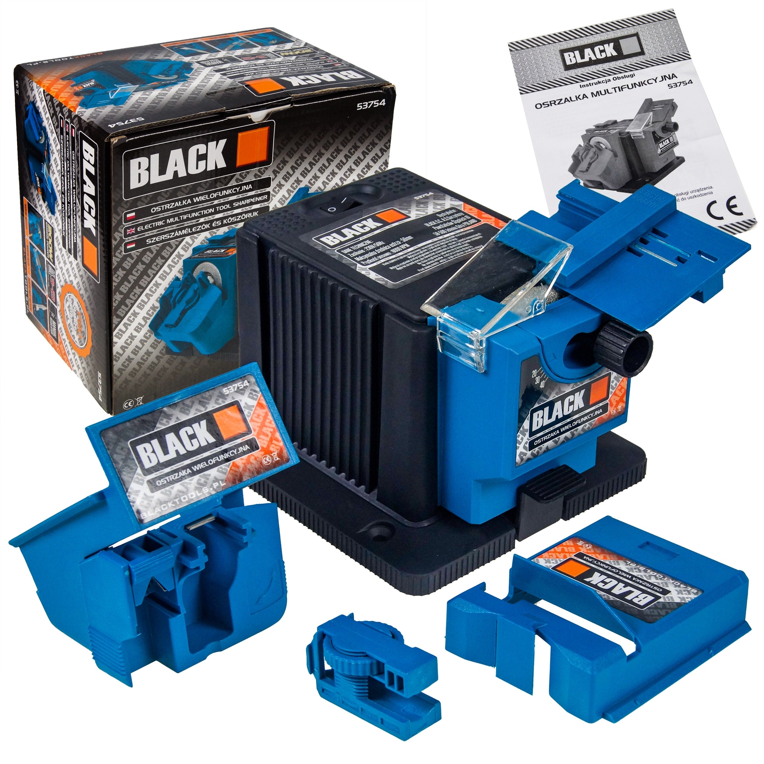 UNIVERSAL MULTIFUNCTION SHARPENER BLACK BLACK