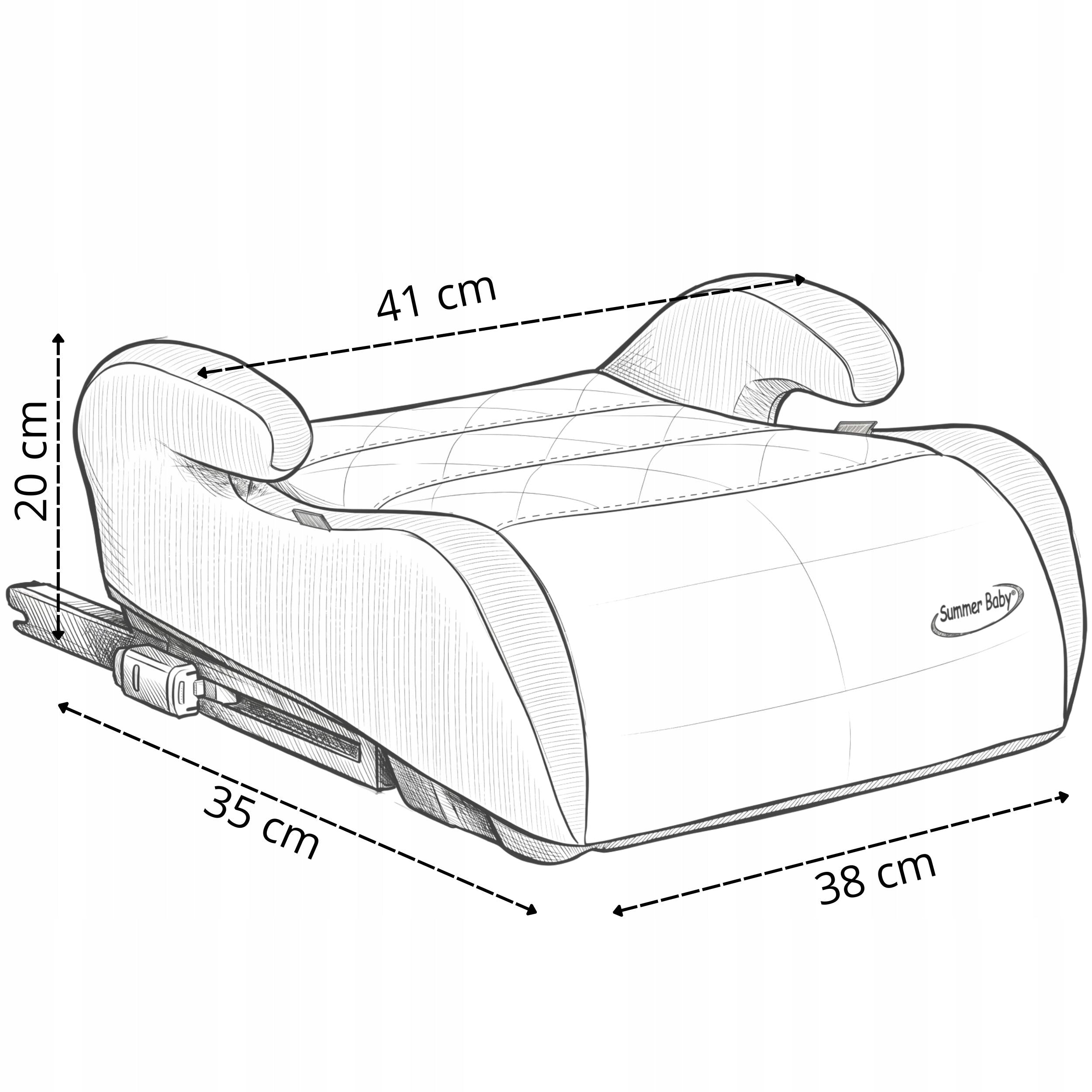 UNIVERSAL SEAT FIORI SEAT STAND I-Size 125-150cm ISOFIX GREY Packaging status original