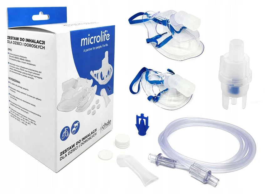 UNIVERSAL SET FOR NEBULISATION MICROLIFE mask for CHILDREN and ADULTS