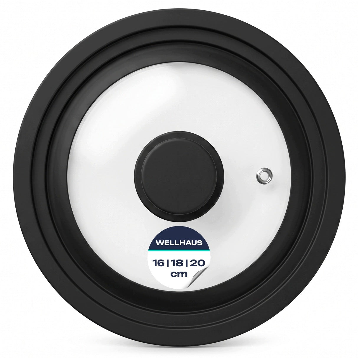 UNIVERSAL SILICONE LID WELLHAUS FOR PAN POTS M 16 18 20 cm