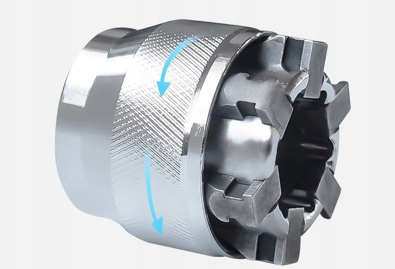 UNIVERSAL STEEL CAP ADJUSTABLE ROTATING 10 - 19 mm Manufacturer code KRAFTVERK-NASADKA1019
