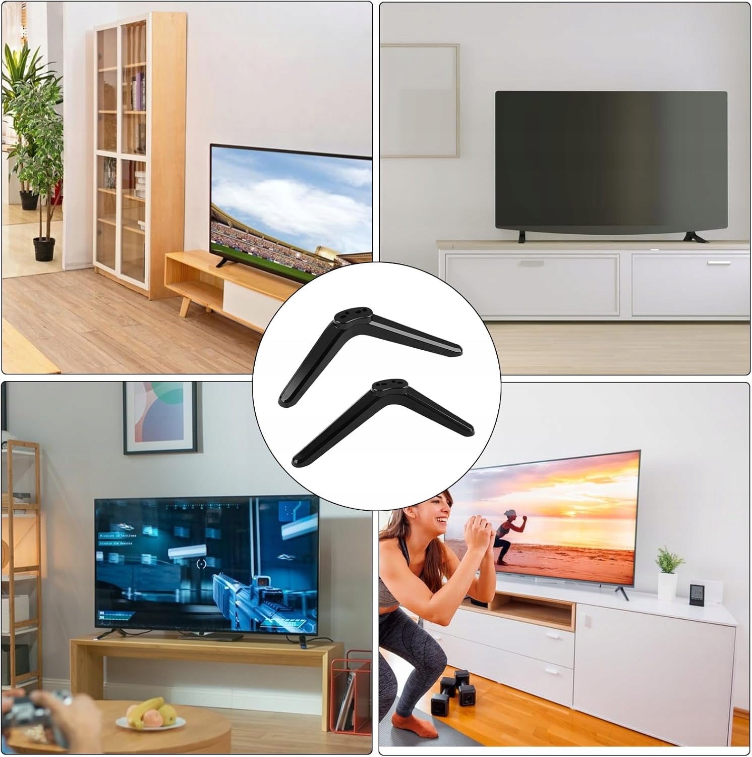 UNIVERSAL TV FEET, UNIVERSAL TV BASE Manufacturer code Stojak TV 32-55 cali