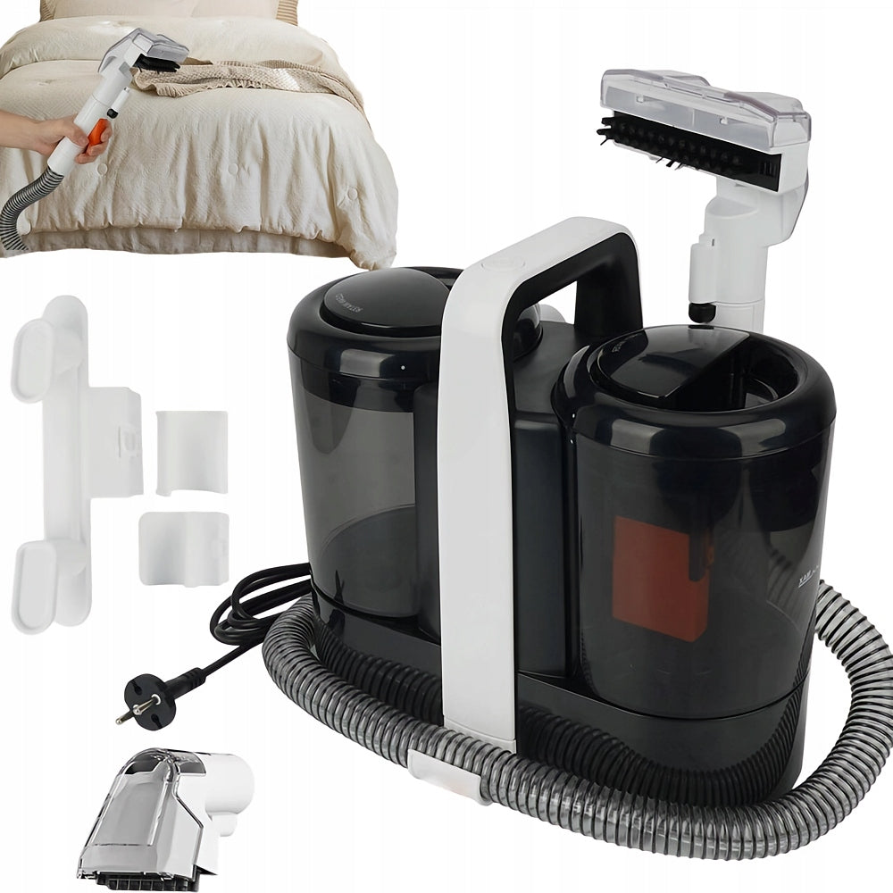 UNIVERSAL WASHING VACUUM CLEANER FOR FABRICS STRONG 15KPA 2 WATER TANKS Packaging status original