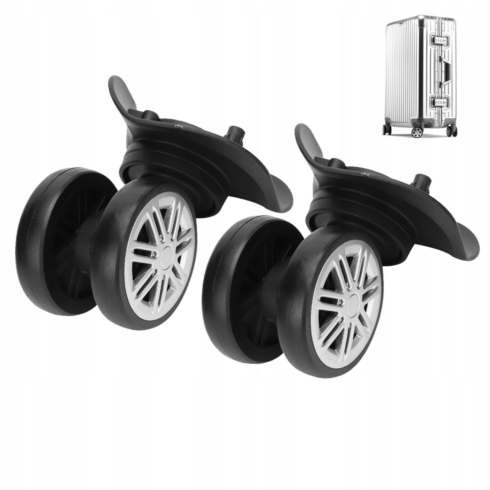 UNIVERSAL WHEELS WHEEL FOR SUITCASE BAG PART LUGGAGE PARTS DOUBLE ROW Brand no brand