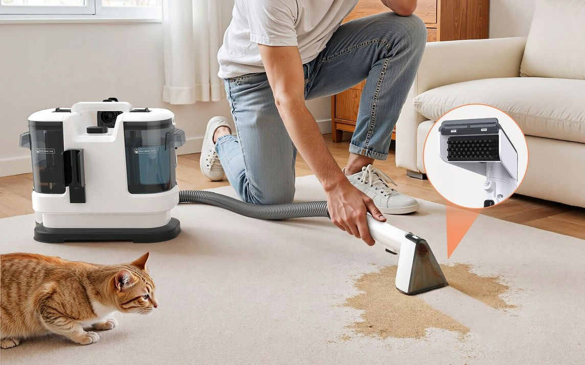 UPHOLSTERY CARPET CLEANER VACUUM CLEANER WITH 2 TANKS STRONG Manufacturer code 109891