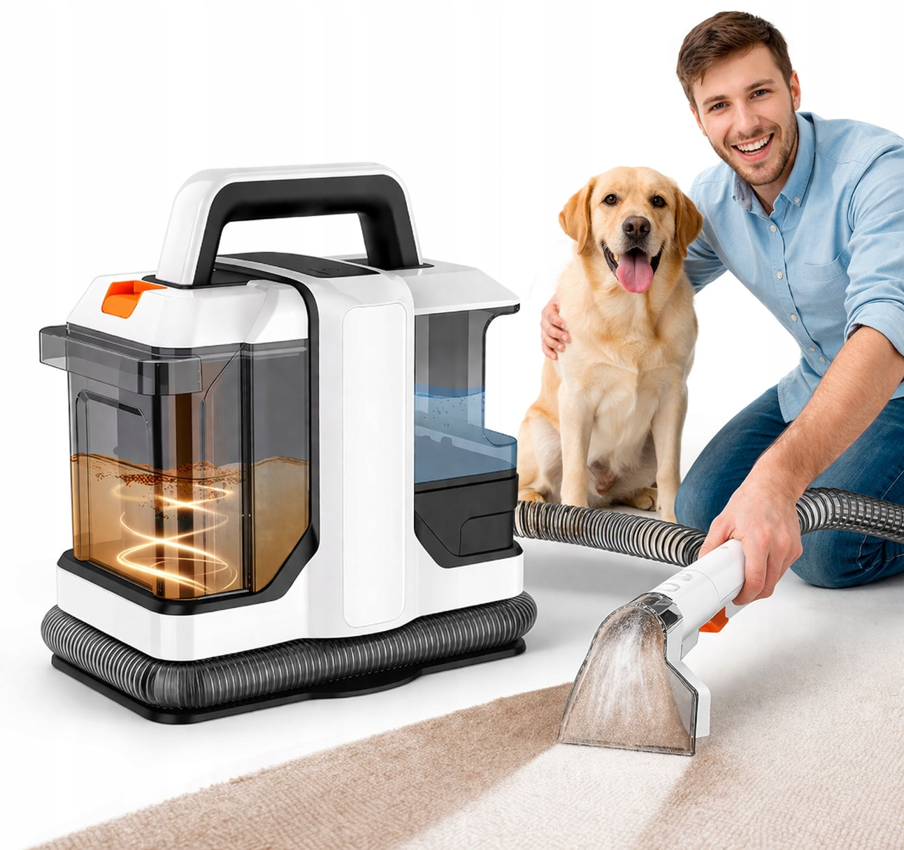 UPHOLSTERY CARPET CLEANING WASHING VACUUM CLEANER PORTABLE POWERFUL