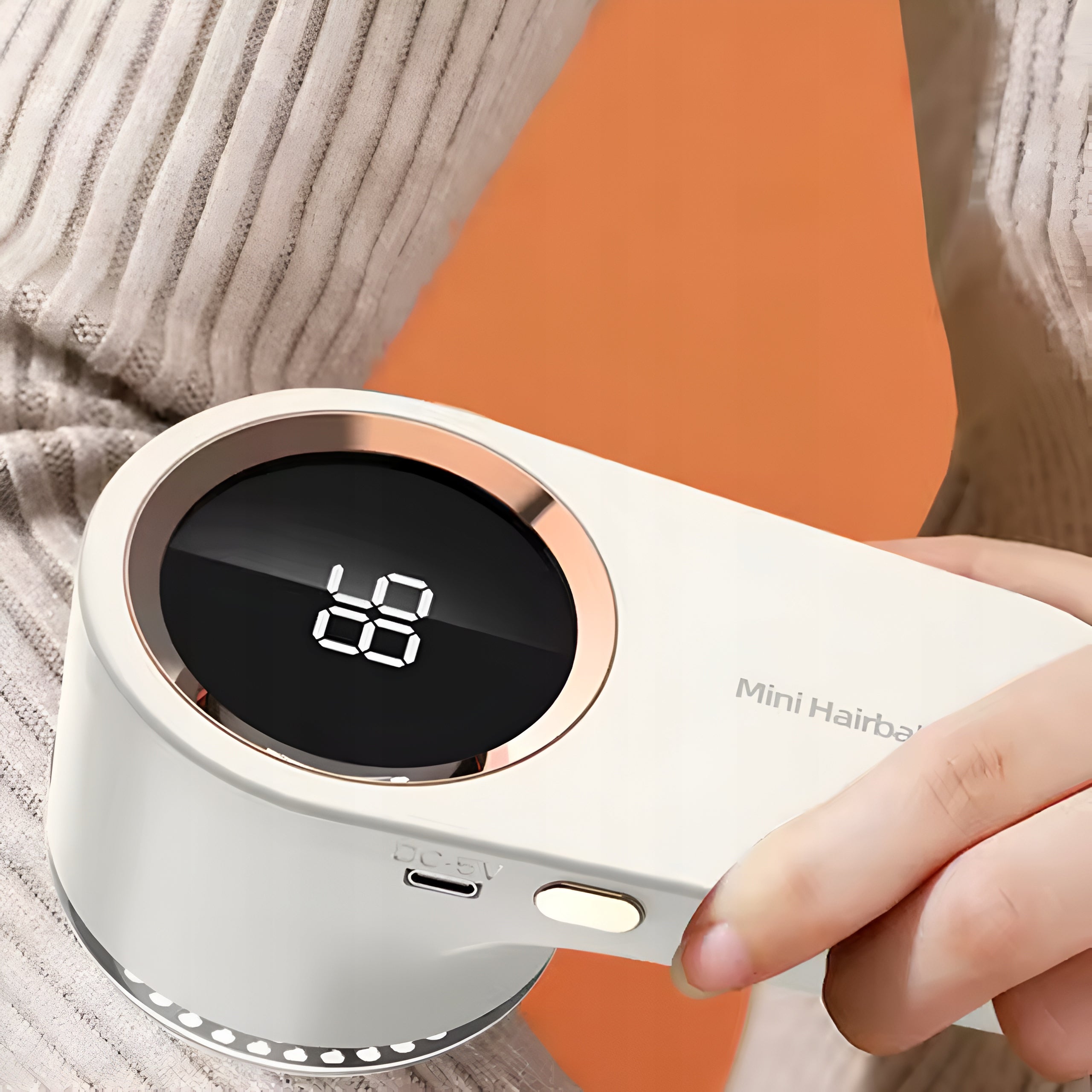 UPHOLSTERY SWEATER CLOTHES SHAVER ELECTRIC CORDLESS RAZOR WHITE Manufacturer code GOLARKA DO UBRAŃ BIAŁA