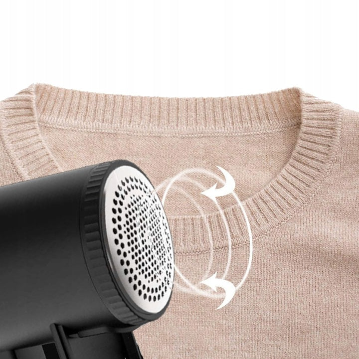 UPHOLSTERY SWEATER CLOTHES SHAVER LARGE STRONG MODERN 6 KNIVES TOOTHBRUSH Batteries included no