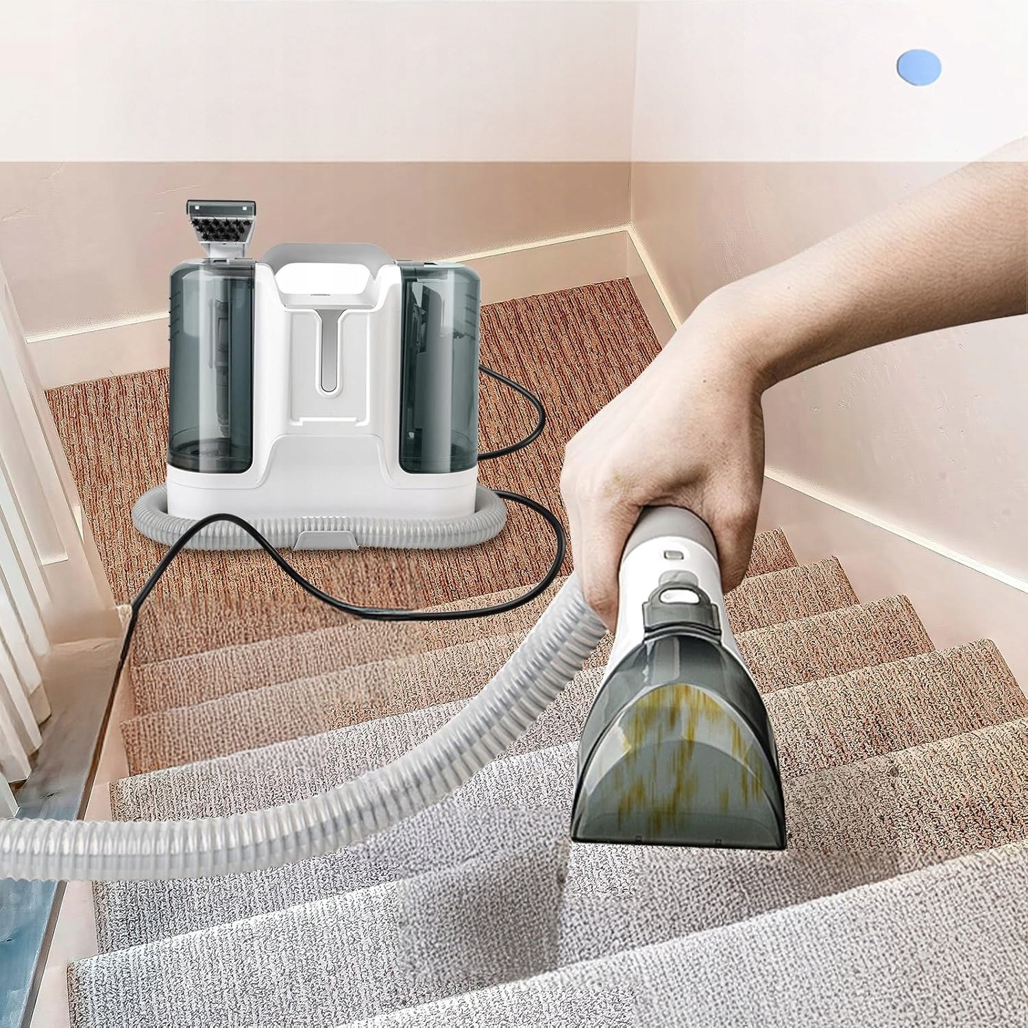 UPHOLSTERY WASHING VACUUM CLEANER 11 KPA 450W STEAM CLEANING WITH 6 NOZZLES Brand no brand