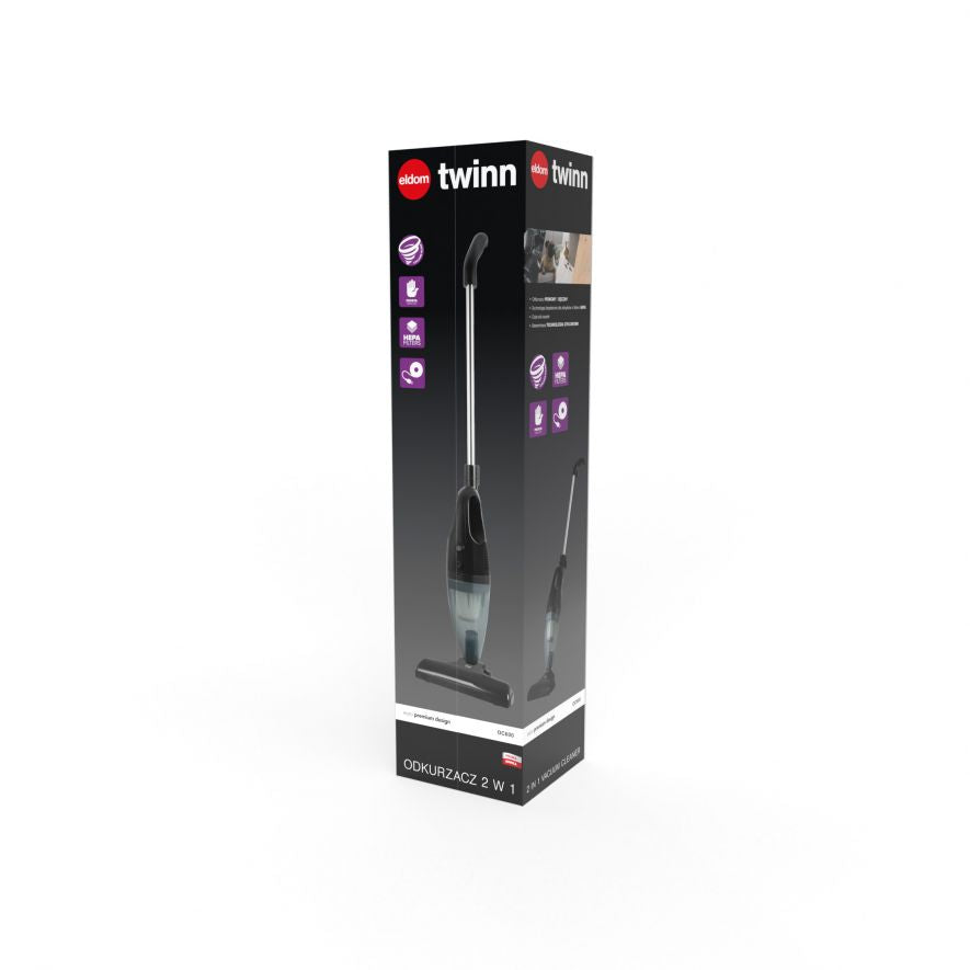 UPRIGHT CYCLONE BAGLESS HANDHELD VACUUM CLEANER VERY STRONG Power 500 W