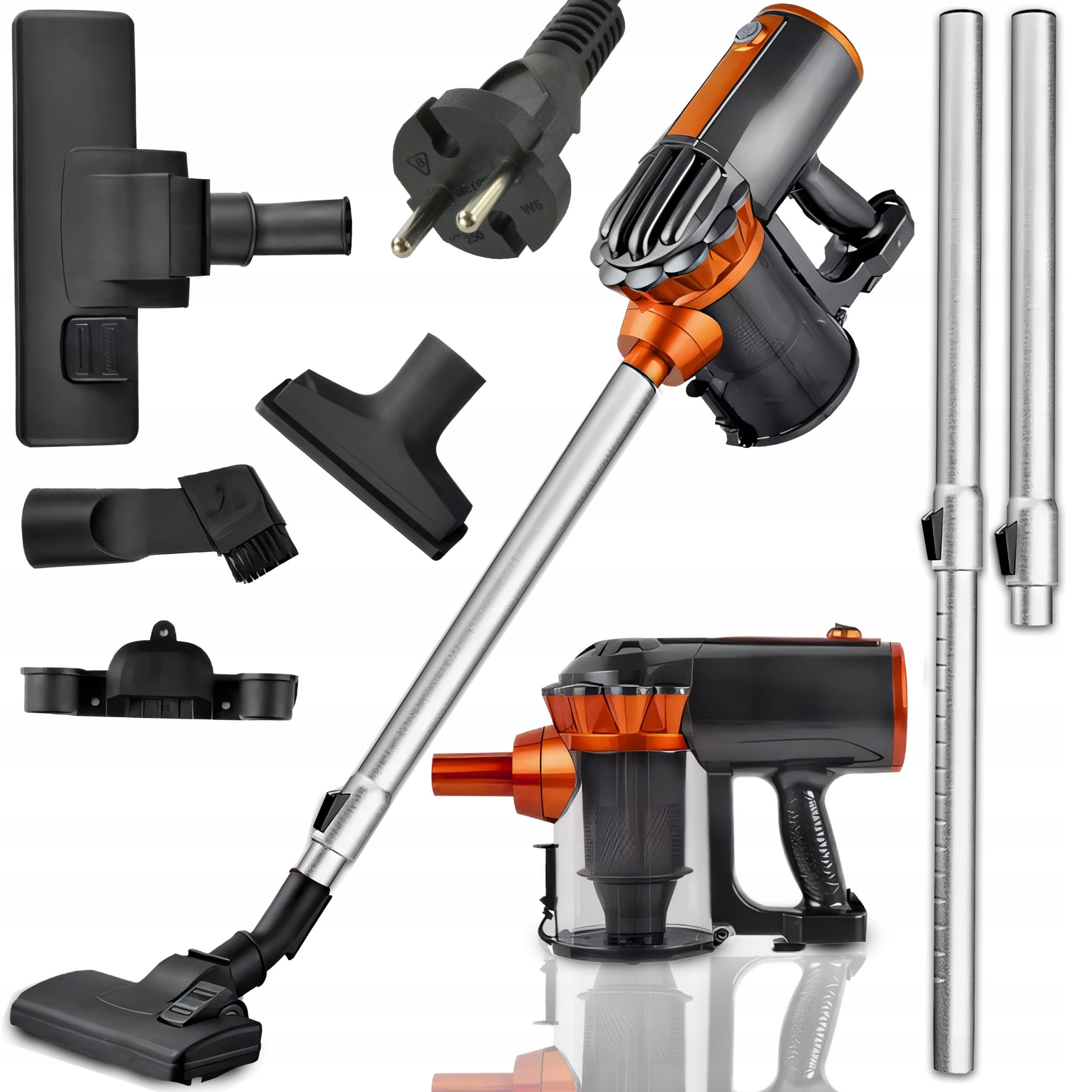 UPRIGHT HANDHELD CYCLONE VACUUM CLEANER BAGLESS STRONG 650W 5IN1 HANDY 5M Packaging status original