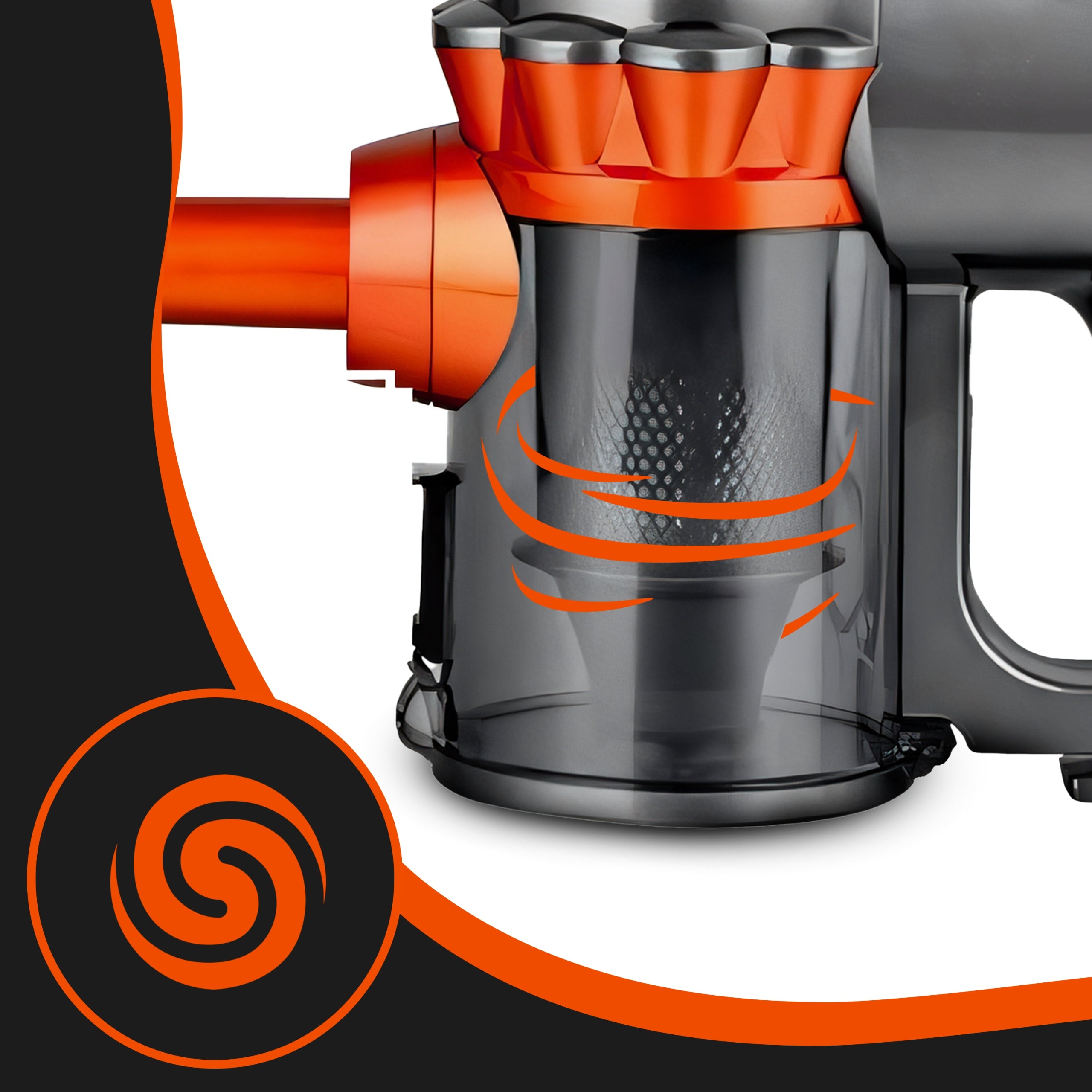 UPRIGHT HANDHELD CYCLONE VACUUM CLEANER BAGLESS STRONG 650W 5IN1 HANDY 5M Power supply mains