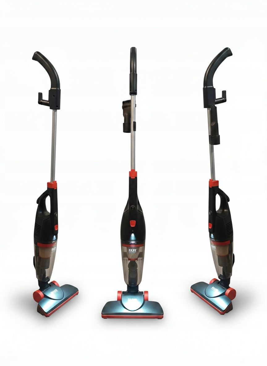 UPRIGHT VACUUM CLEANER BAGLESS LED + HEPA 900W CYCLONE HIGH POWER BLACK BASS Dust container volume 0.5 l