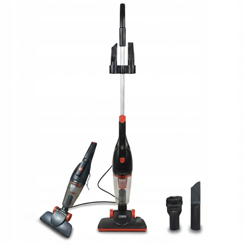 UPRIGHT VACUUM CLEANER BAGLESS LED + HEPA 900W CYCLONE HIGH POWER BLACK BASS
