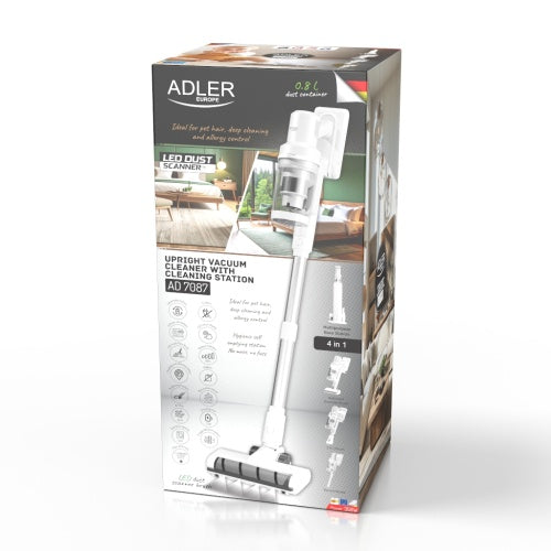 UPRIGHT VACUUM CLEANER CORDLESS HANDHELD BAGLESS CORDLESS LED STATION Packaging status original