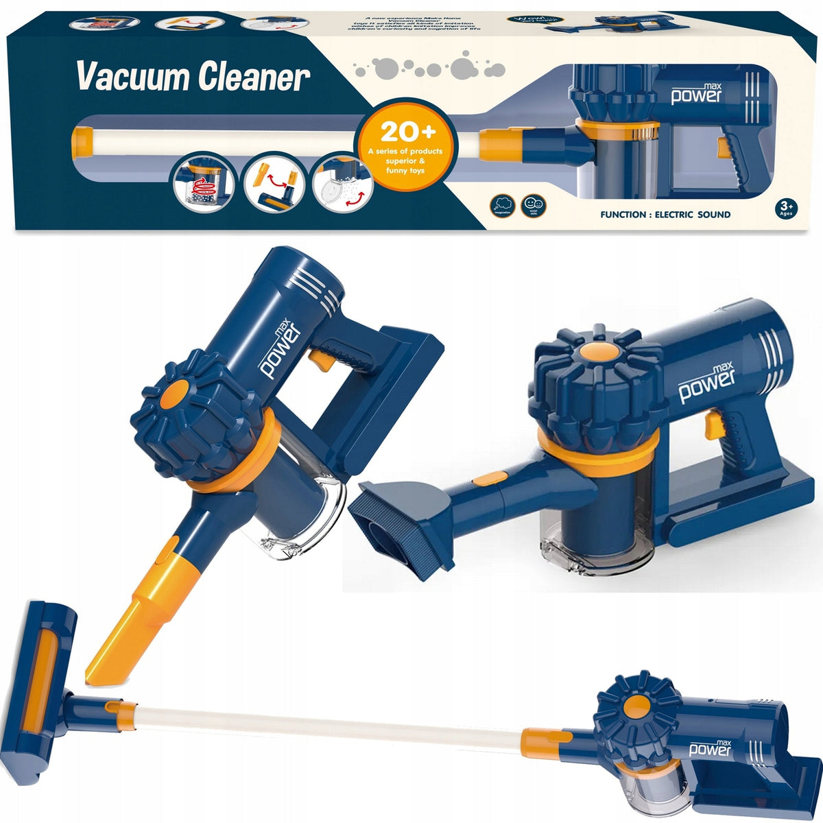 UPRIGHT VACUUM CLEANER FOR CHILDREN ELECTRIC FOR CHILDREN TOY SUCTION FUNCTION