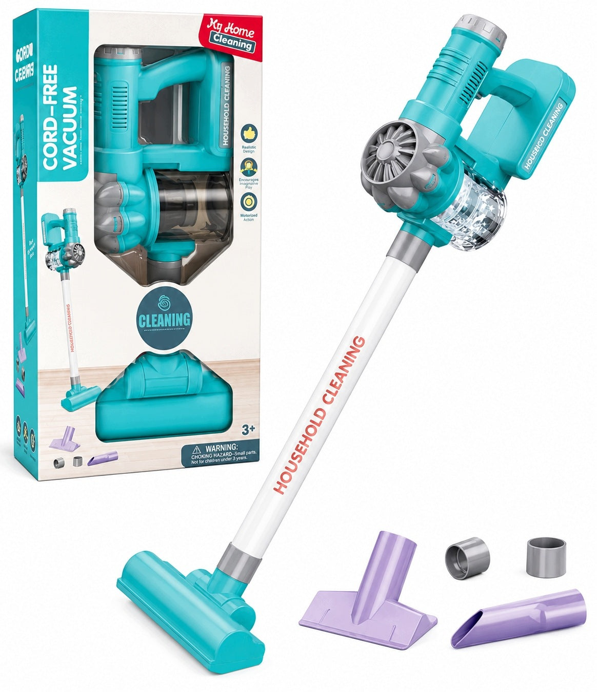 UPRIGHT VACUUM CLEANER FOR CHILDREN HANDHELD TOY WIRELESS SUCTION TIPS Series VaccumHJ615F