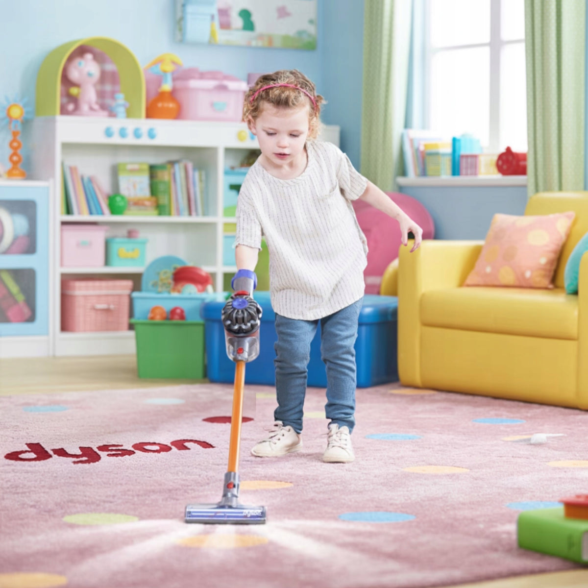UPRIGHT VACUUM CLEANER FOR CHILDREN WITH WIRELESS SOUND CASDON EAN (GTIN) 5011551006873
