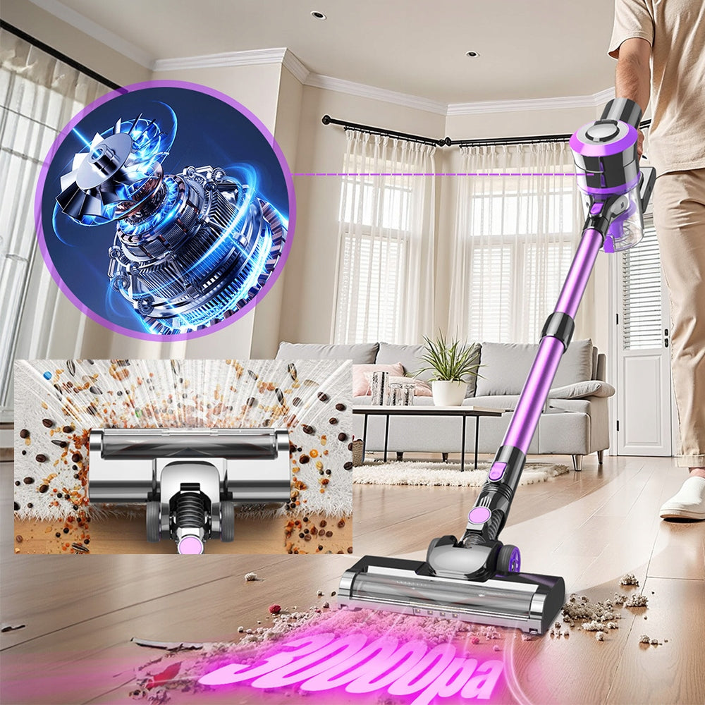 UPRIGHT VACUUM CLEANER FOR PET HAIR HARD CARPET FLOORS 4IN1 LED 400W Packaging status original