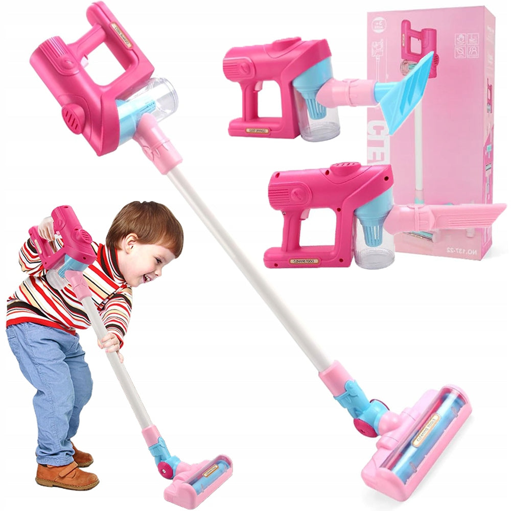 UPRIGHT VACUUM CLEANER TOY 3 TIPS INTERACTIVE SOUND FOR CHILDREN MANUAL