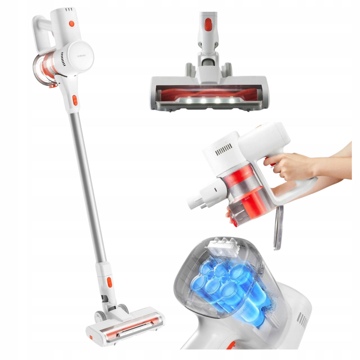 UPRIGHT VACUUM CLEANER XIAOMI G20 LITE WIRELESS BAGLESS FILTRATION POWERFUL Packaging status original
