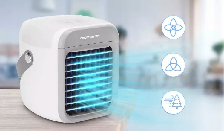 USB 3 Speed Cordless Desk Fan Power 8 W