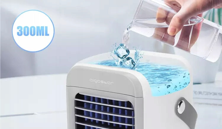 USB 3 Speed Cordless Desk Fan Product depth 17.3 cm