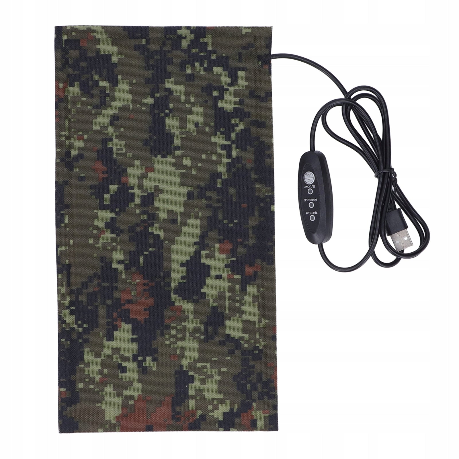 USB 5V CUSHION ELECTRIC HEATING MAT 10X20CM 3 GEAR Color multicolor