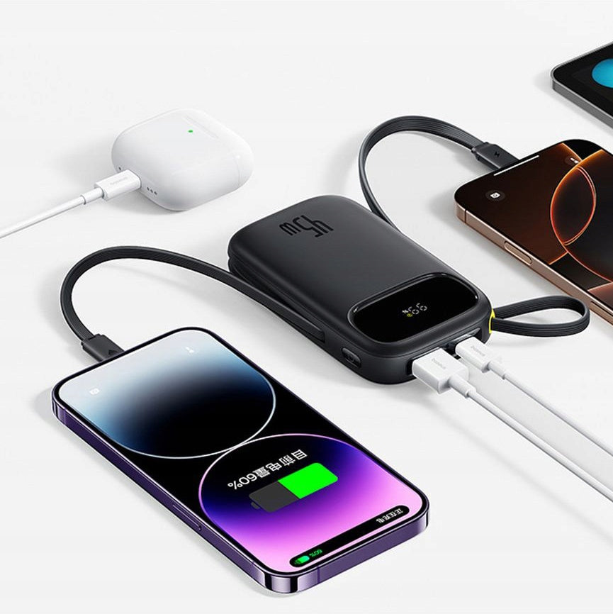 USB-A USB-C Power Bank, Baseus, 20000mAh 45W Powerful with Travel Display Manufacturer code 6932172695767