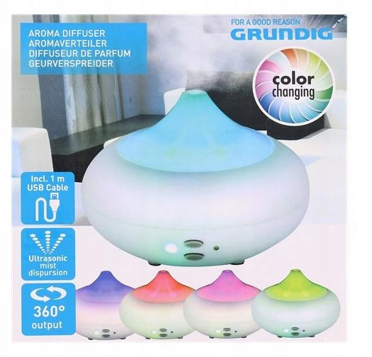 USB Air Humidifier Ultrasonic Glowing Fragrance Diffuser Grundig Manufacturer code Nawilżacz Powietrza USB
