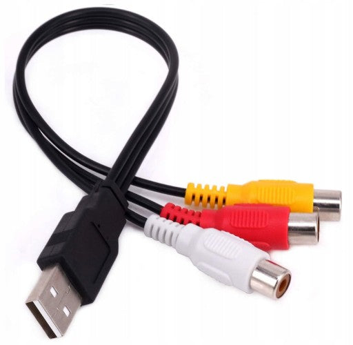 USB Audio and Video Cable For 3RCA Brand no brand