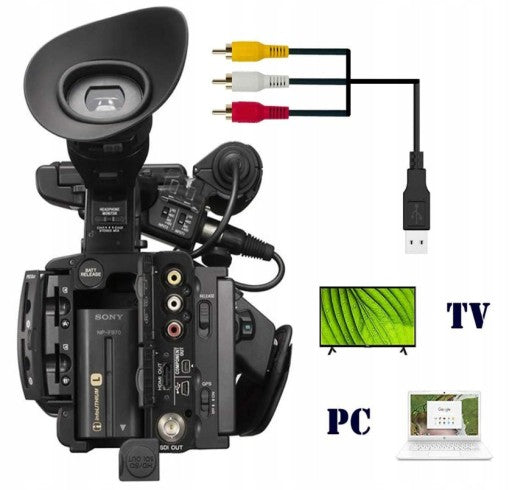 USB Audio and Video Cable For 3RCA Manufacturer code W008FB32